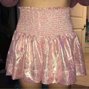 Size xs Koch pink metallic skirt